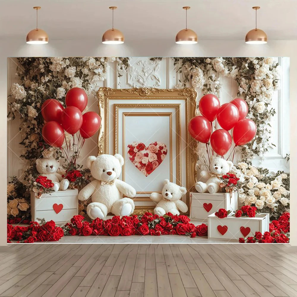 Scarlet Romance Backdrop