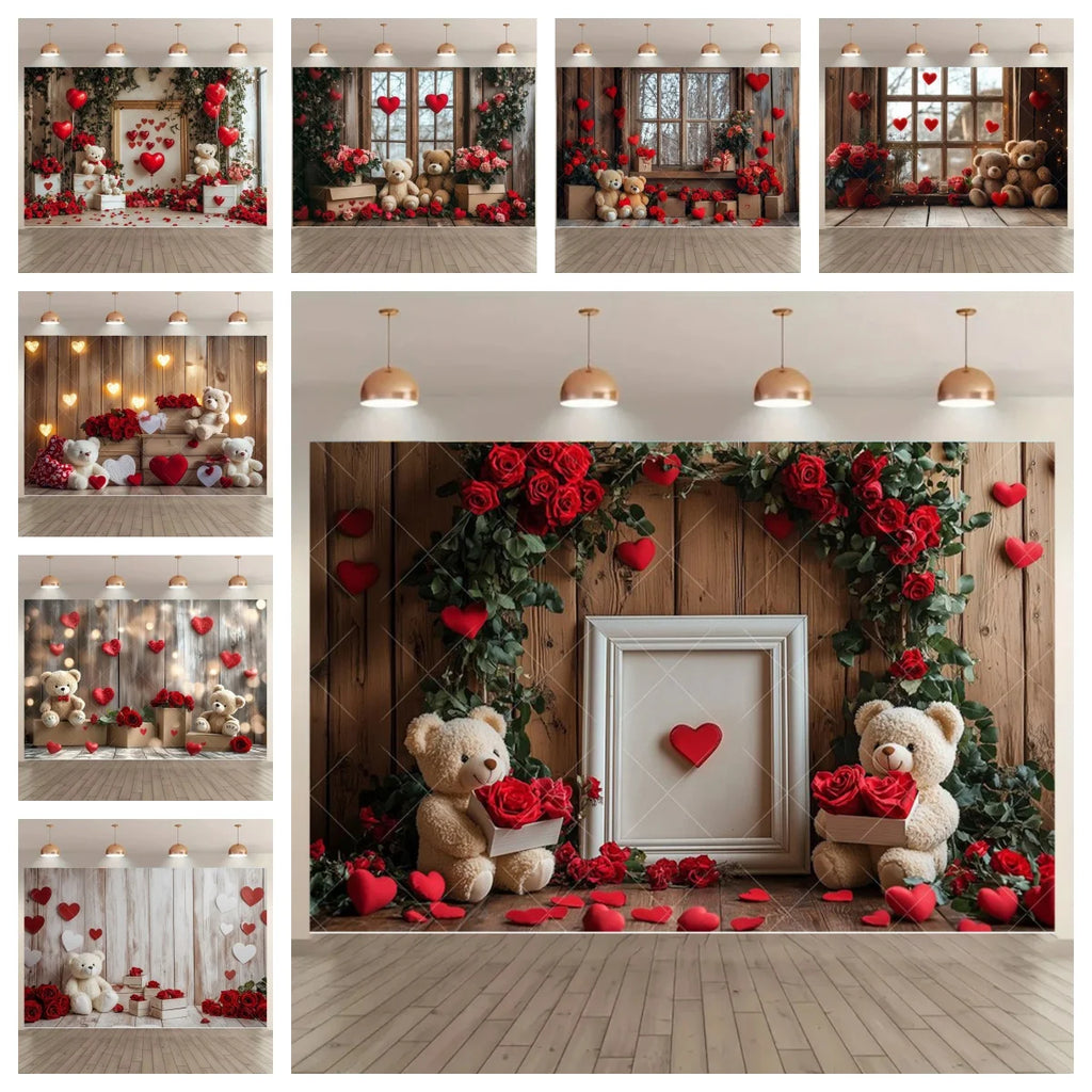 Scarlet Romance Backdrop