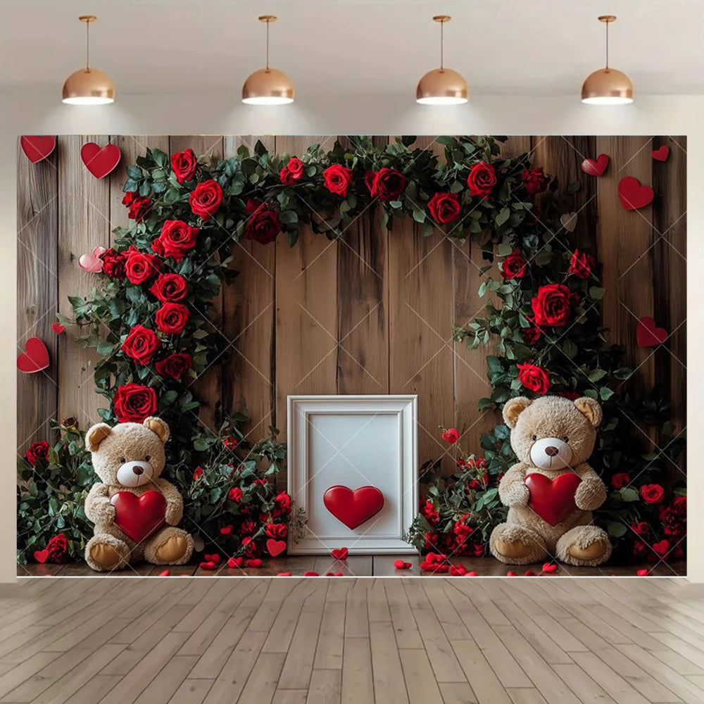 Scarlet Romance Backdrop