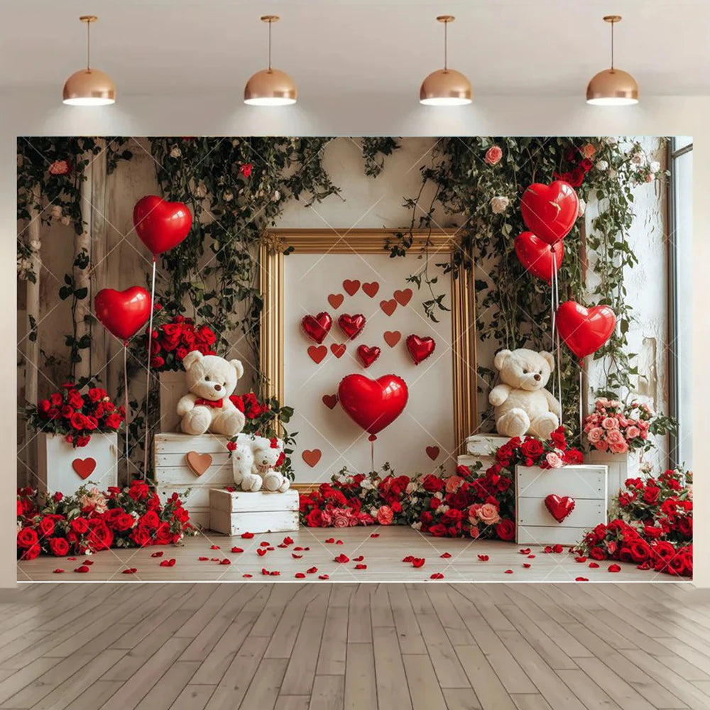 Scarlet Romance Backdrop