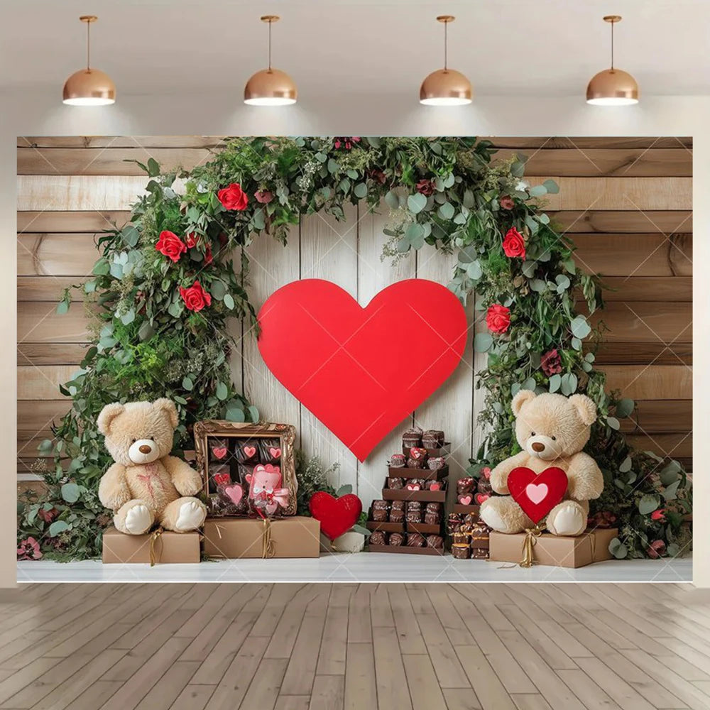Scarlet Romance Backdrop