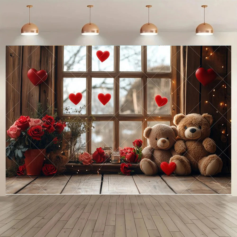 Scarlet Romance Backdrop