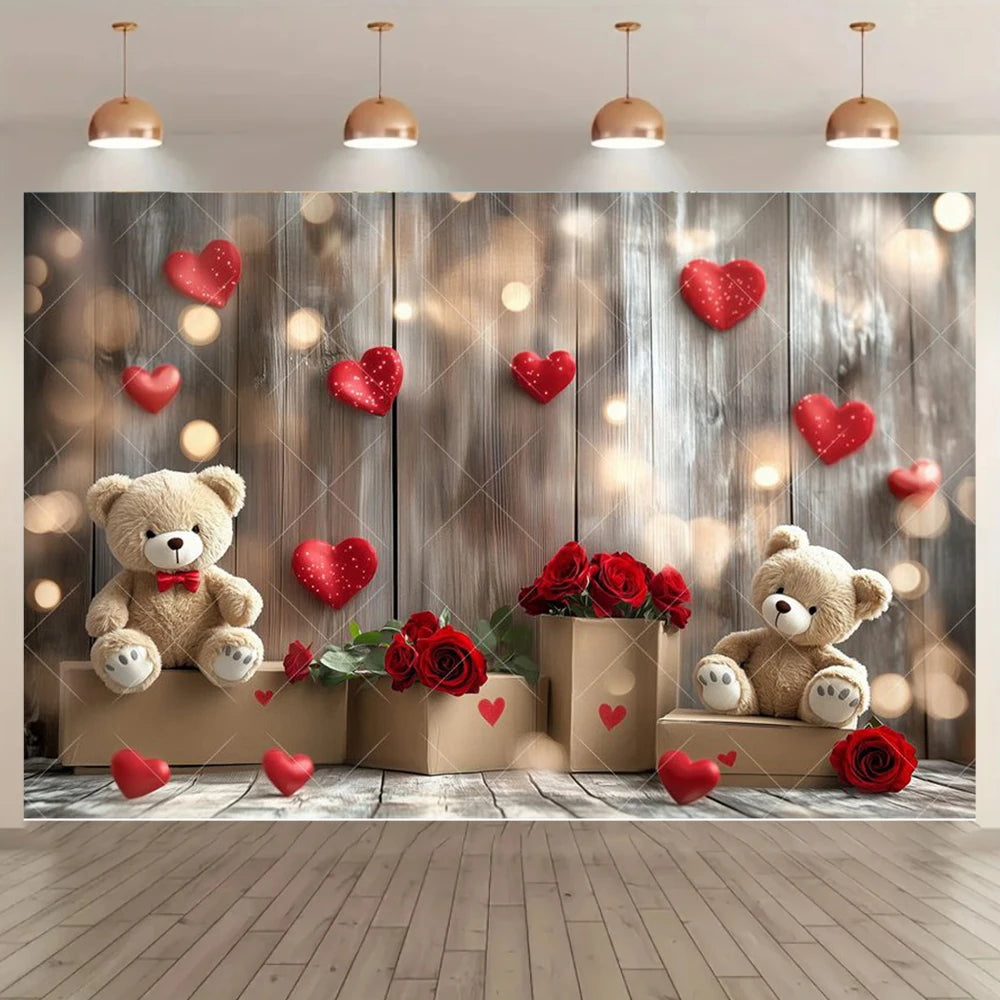 Scarlet Romance Backdrop