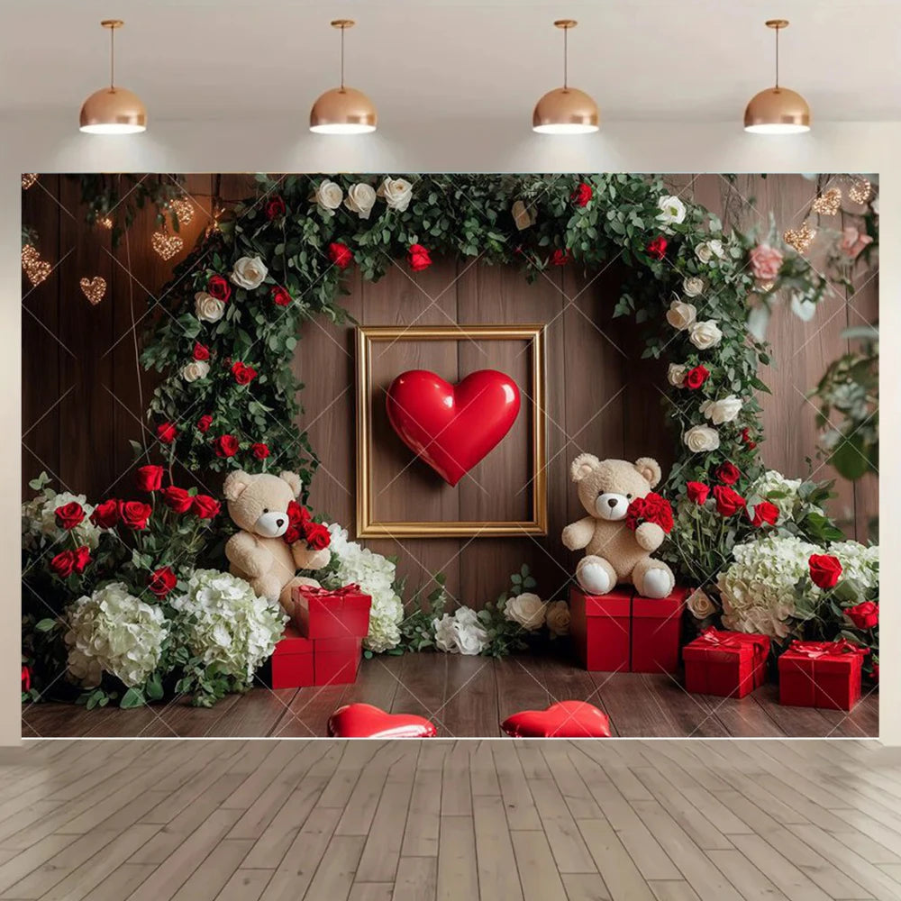 Scarlet Romance Backdrop