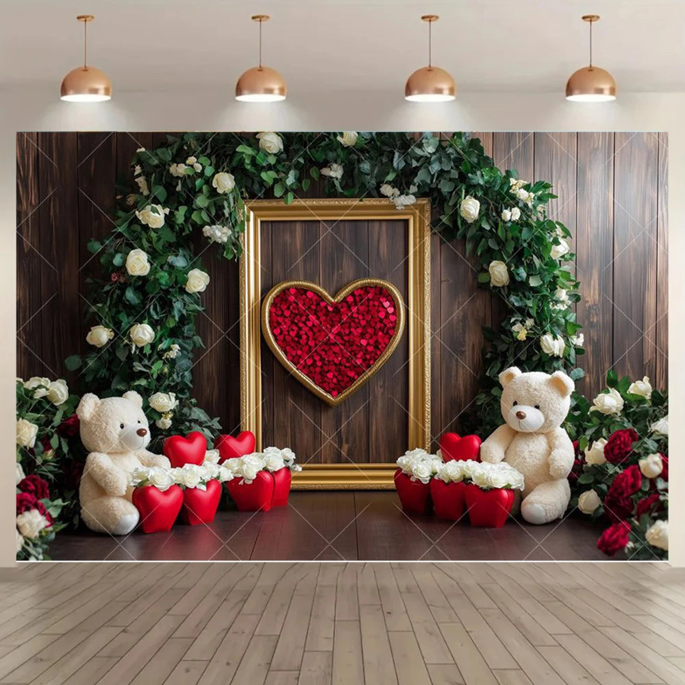 Scarlet Romance Backdrop