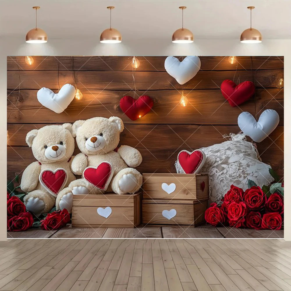 Scarlet Romance Backdrop