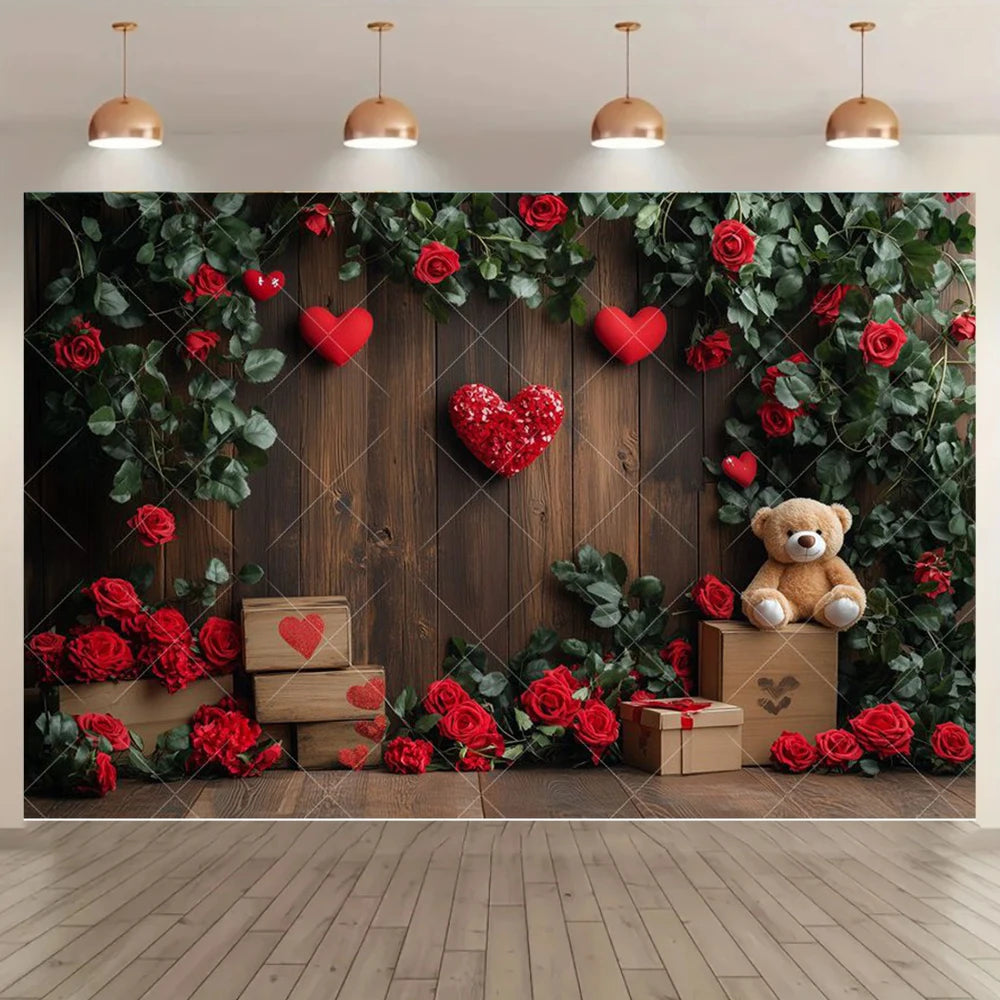 Scarlet Romance Backdrop