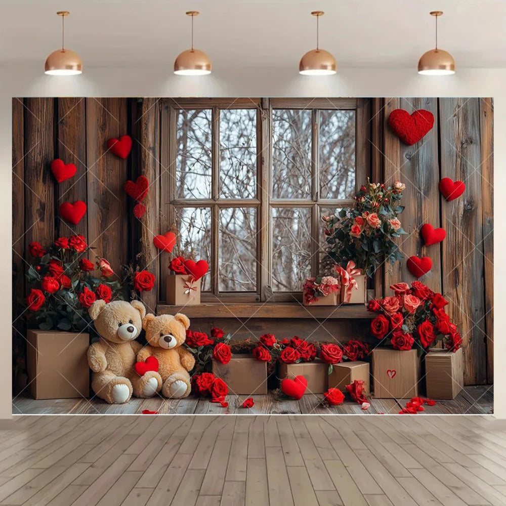 Scarlet Romance Backdrop