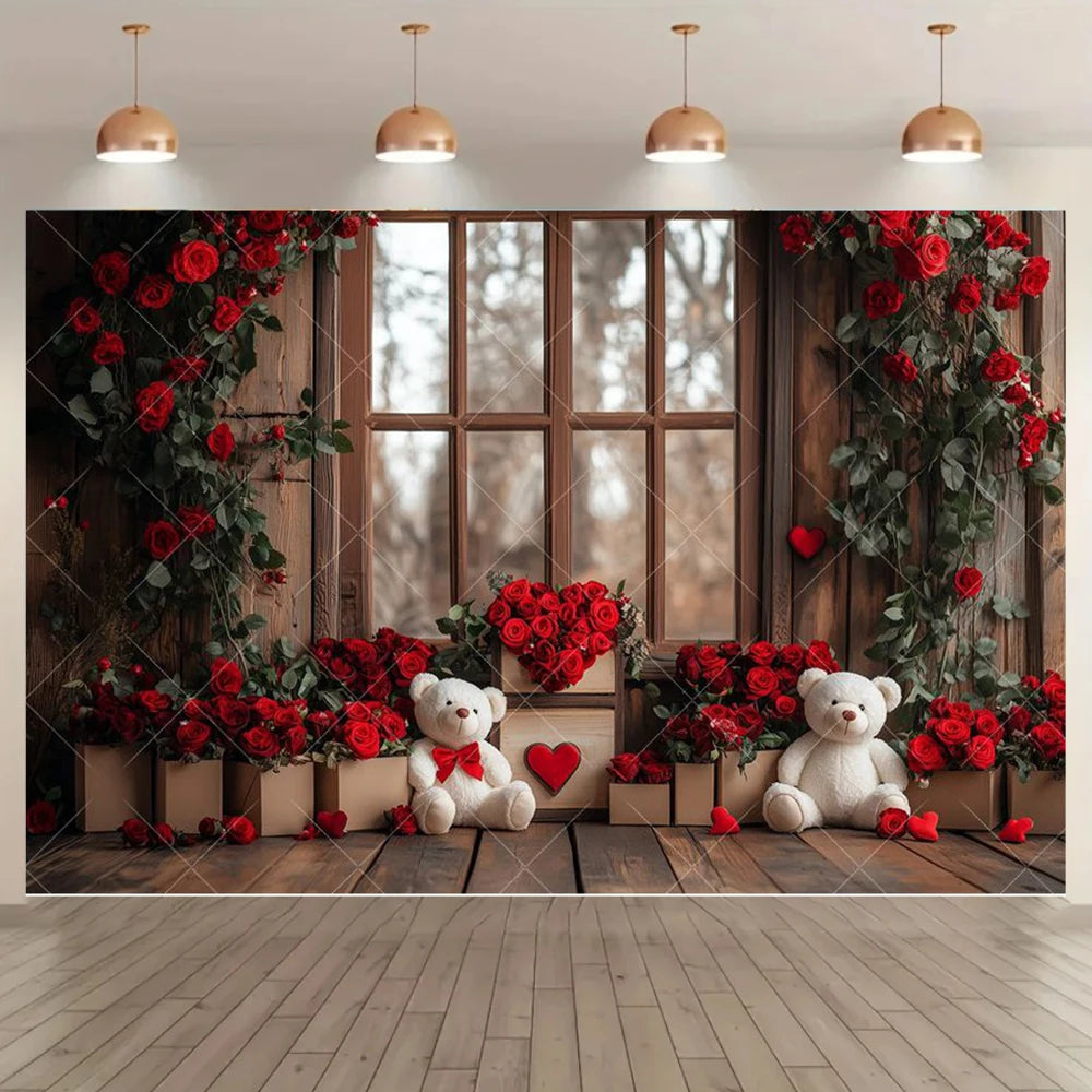 Scarlet Romance Backdrop