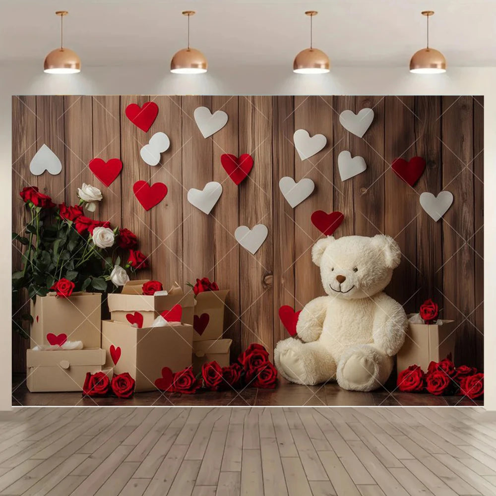 Scarlet Romance Backdrop