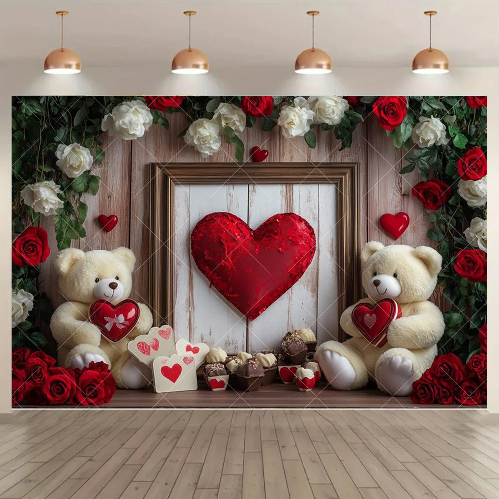 Scarlet Romance Backdrop